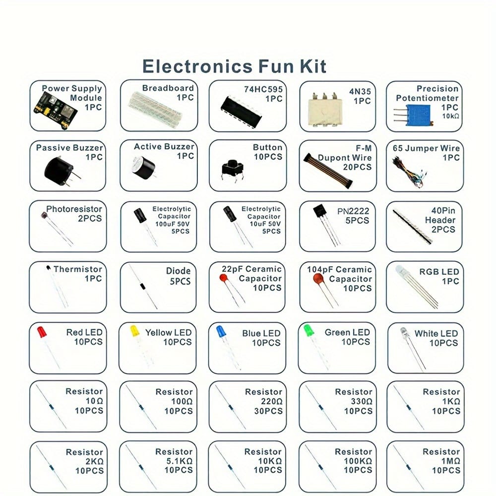 طقم Arduino R3 كامل 830 قطعة مع علبة — Derradj Shop