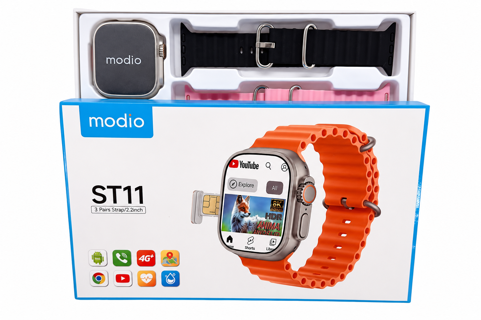 ساعة Modio ST11 — زاوية مختلفة