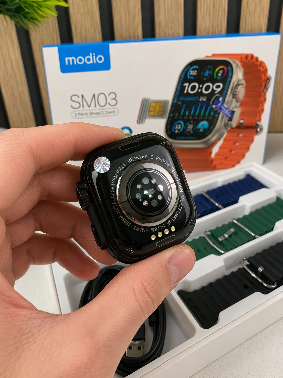 ⌚ ساعة ذكية Modio SM03 بشريحة SIM وكاميرا ومكالمات HD — Derradj Shop