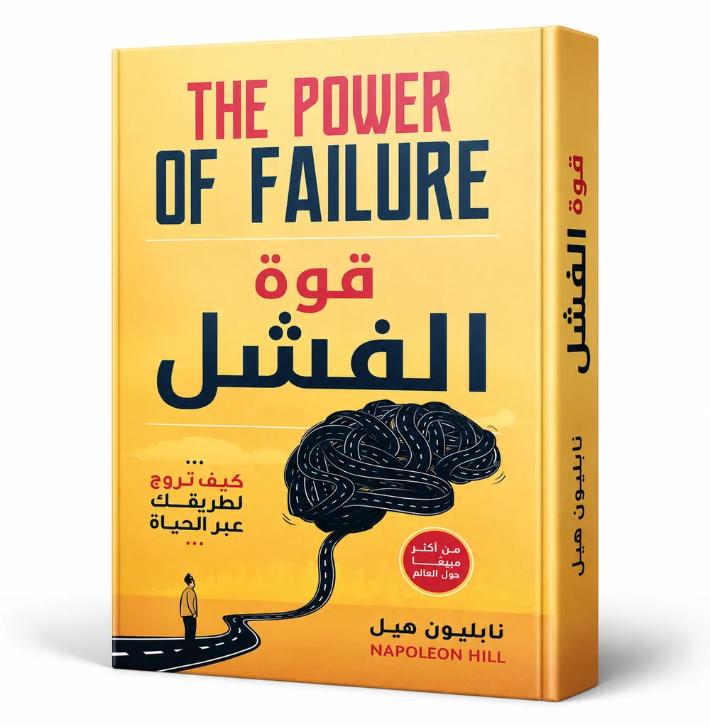 غلاف كتاب قوة الفشل لـنابليون هيل